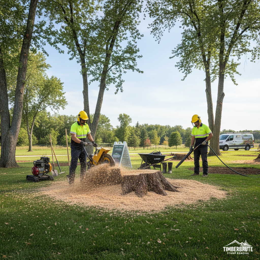 stump removal in lakeside, VA