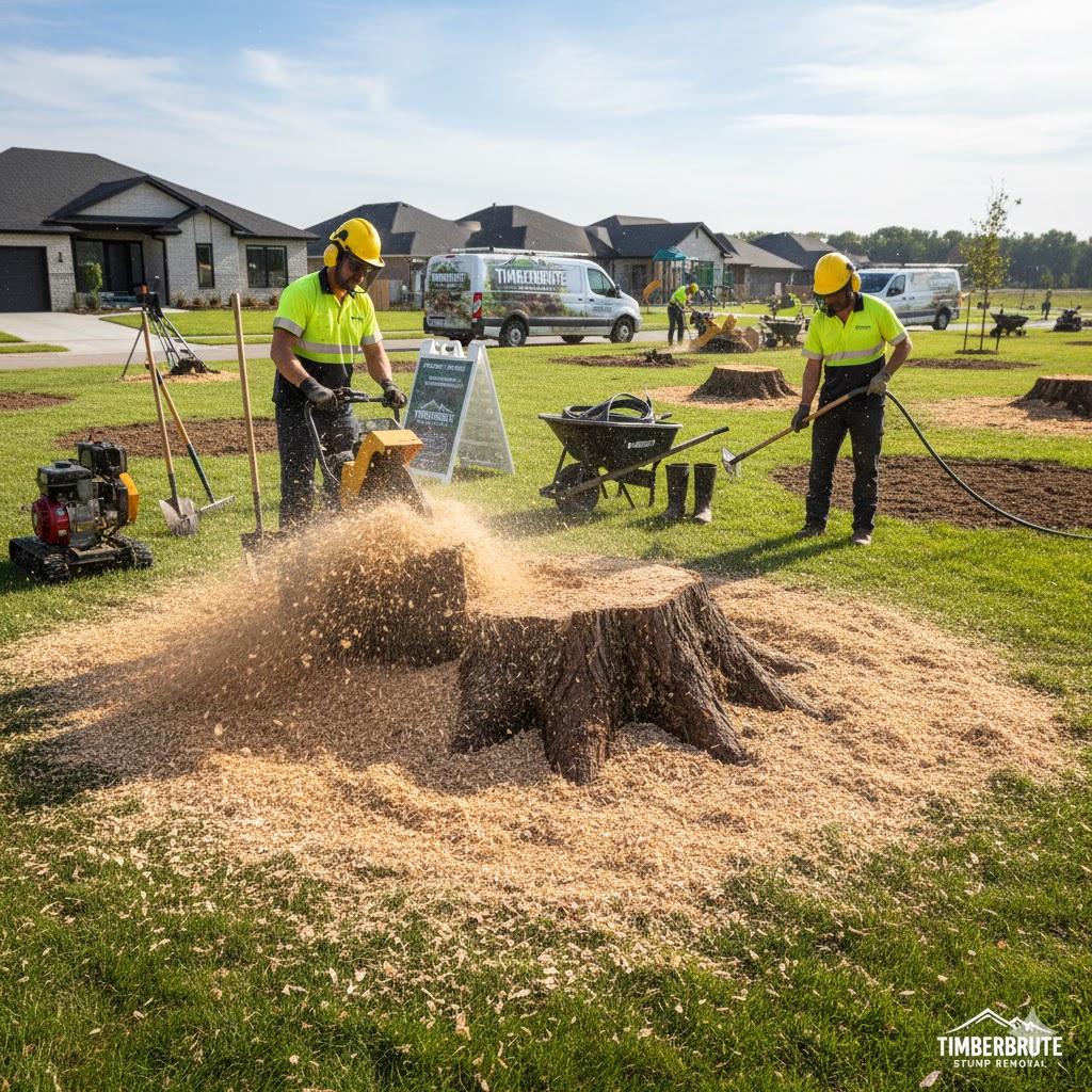 stump removal in chester, VA